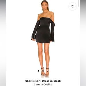 Camila Coelho black cocktail dress